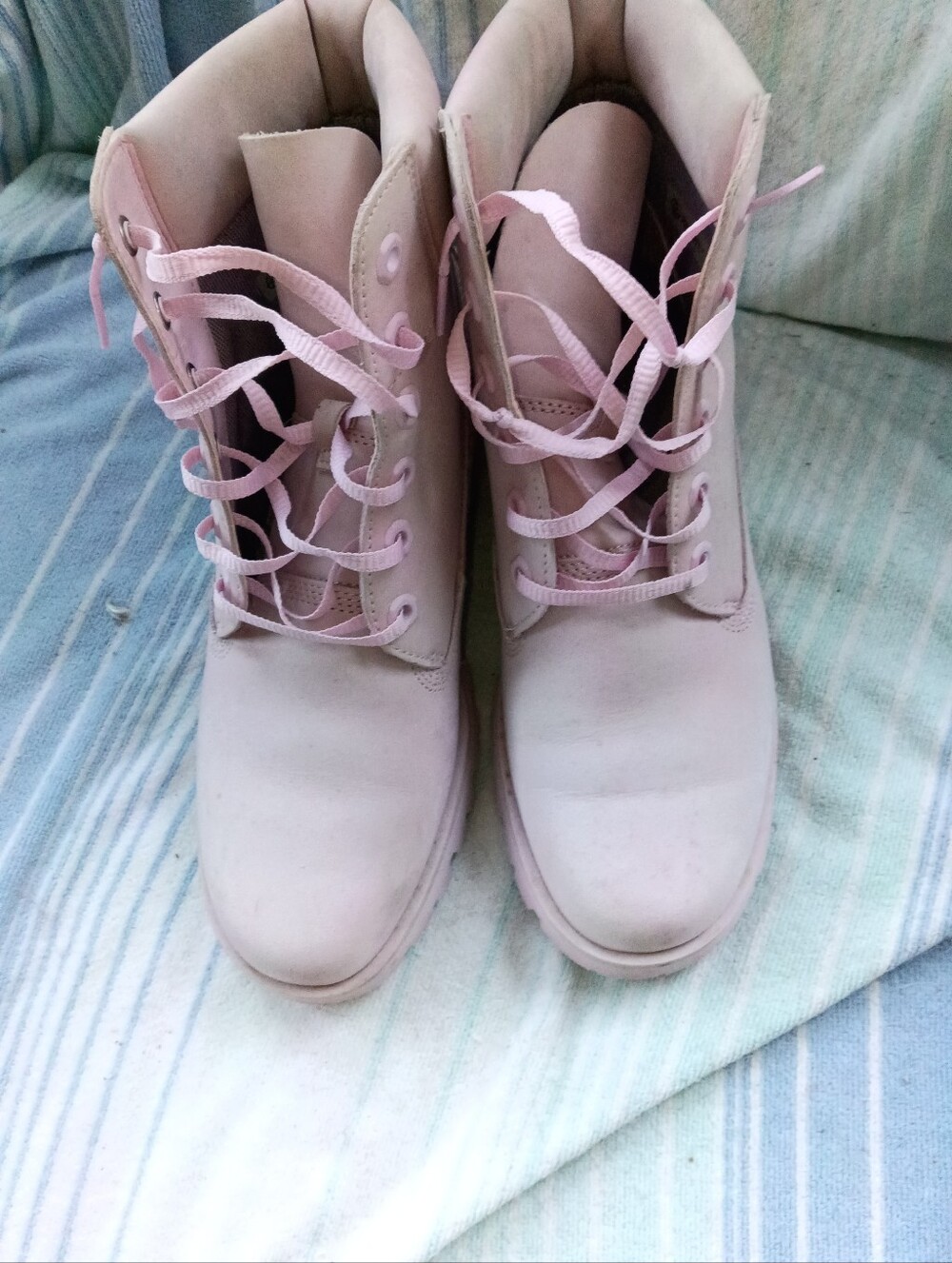 Timberland Soft Pink Boots